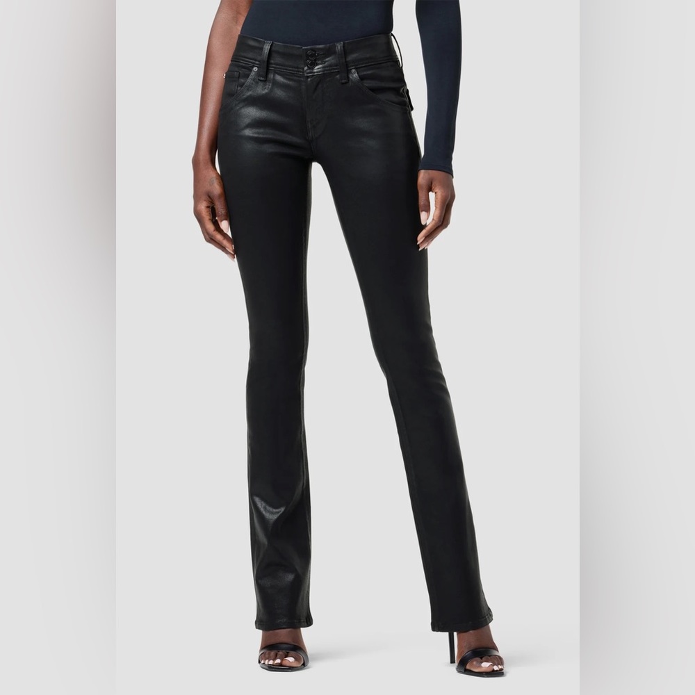 Lucky Brand Leather Flare Pants